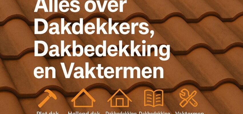 Vaktermen dakdekker en dakbedekking